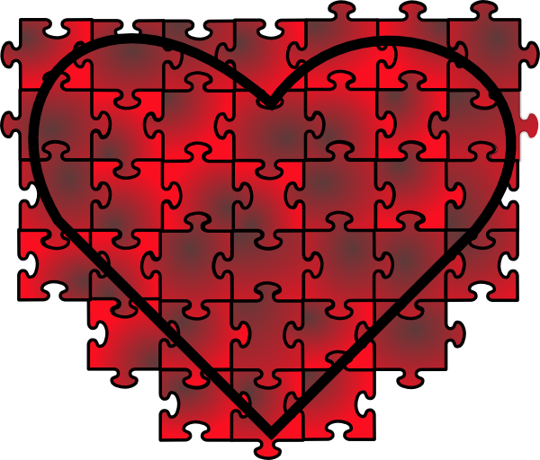 heart puzzle clipart - photo #8