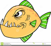 Mean Fish Clipart Image