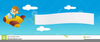 Free Plane Banner Clipart Image