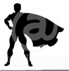 Flying Hero Clipart Image