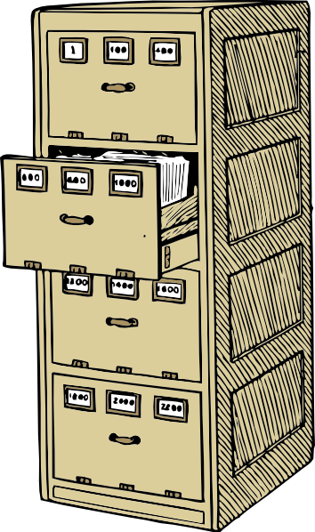 clipart file cabinet icon - photo #23