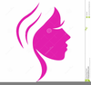 Woman On Phone Clipart Image