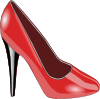 Red Patent Leather Shoe Clip Art