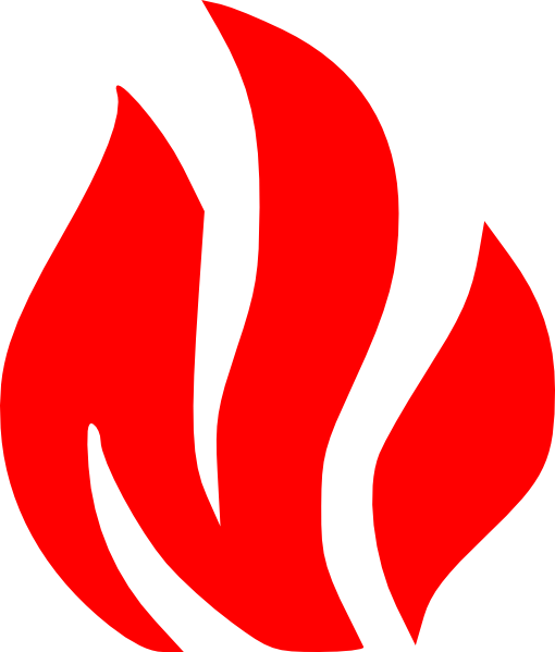 clipart of fire flames - photo #31
