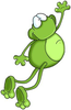 Jumping Frog Clipart Image