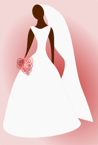 clipart wedding dress clipart - photo #6