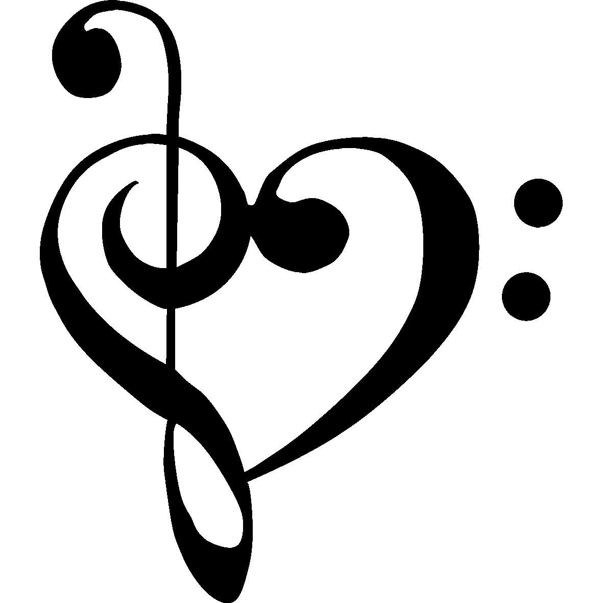 clipart music heart - photo #18