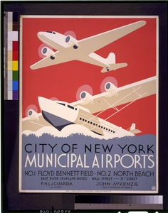 City Of New York Municipal Airports No. 1 Floyd Bennett Field - No. 2 North Beach. Image