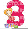 Free Birthday Numbers Clipart Image