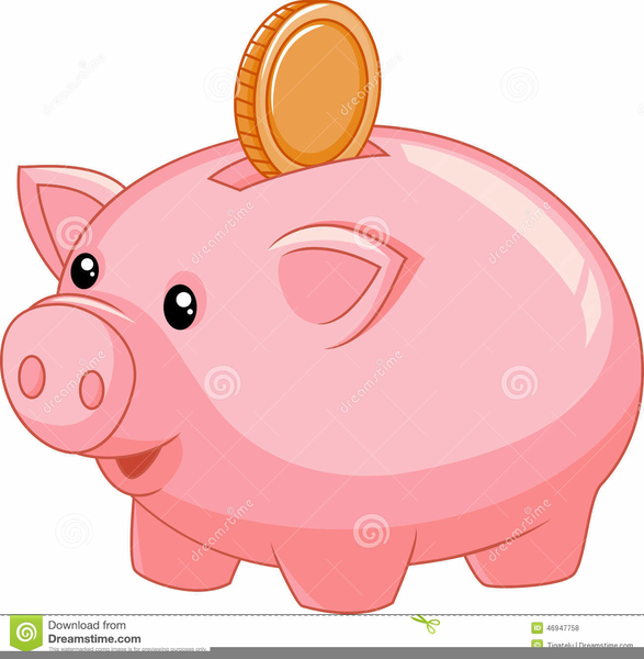 bank clipart piggy