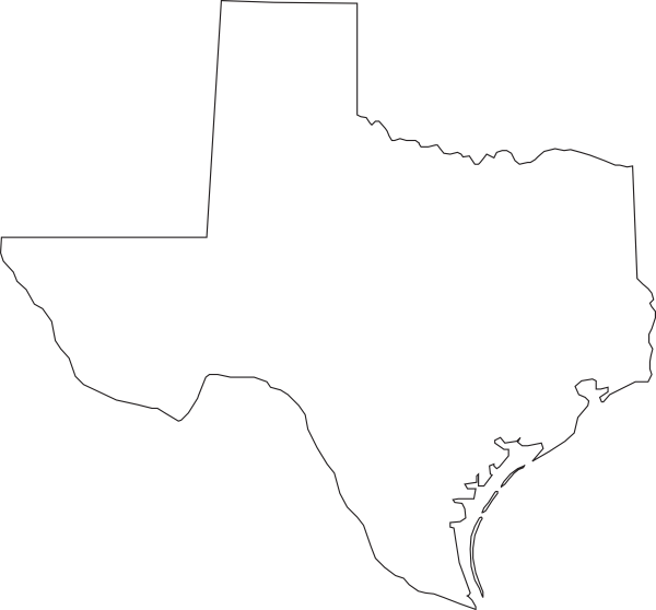 clipart map of texas - photo #21