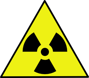 Nuclear Zone Warning Sign Clip Art