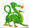 Fire Breathing Dragon Clipart Image