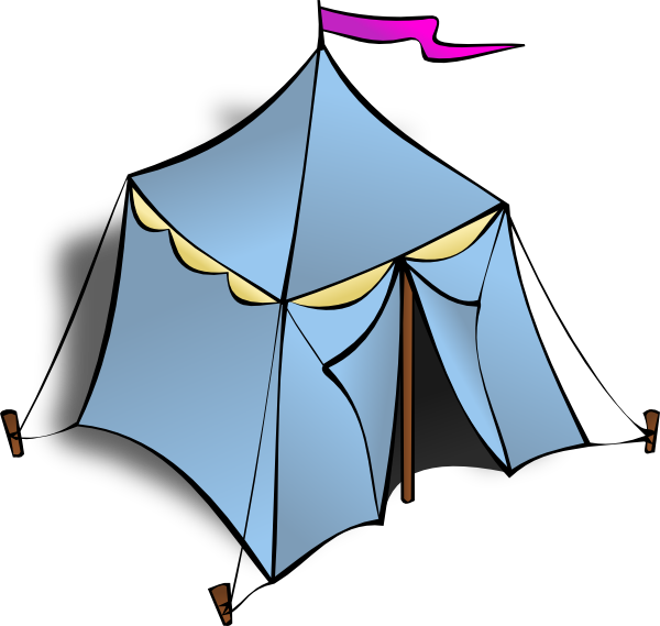 clip art cartoon tent - photo #2