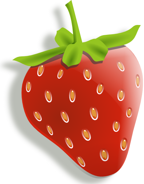 red strawberry clipart - photo #50