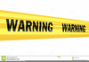 Warning Animated Clipart Image