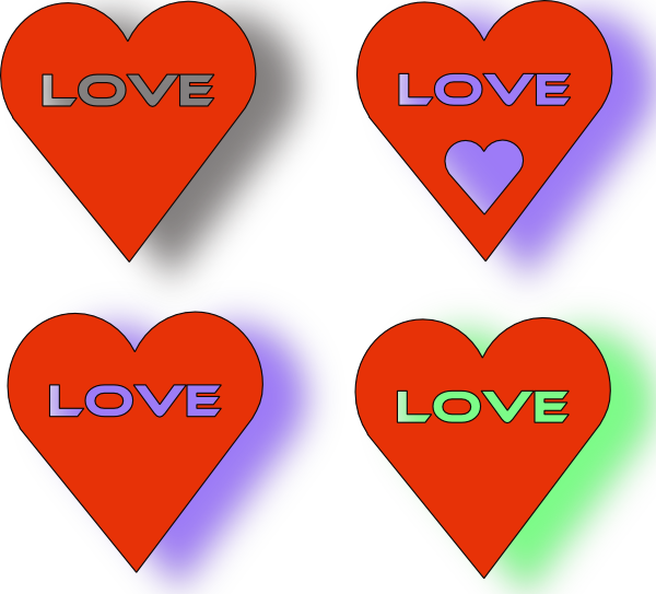 4 Hearts Clip Art. 4 Hearts · By: OCAL 5.0/10 0 votes