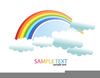 Free Clipart Rainbow Clouds Image