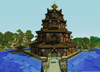 Minecraft Octagon Pagoda Image