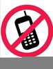 Free No Cell Phones Clipart Image