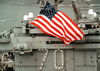 U.s. National Ensign Aboard Uss Carl Vinson Image