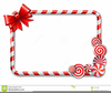 Candy Cane Frame Clipart Image