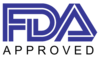 Fda Approved Logo Blue Image