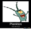 Spongebob Plankton Funny Image