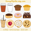 Free Coffee And Muffin Clipart Image