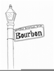 Bourbon Street Clipart Image