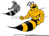 Angry Hornet Clipart Image