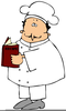 Chef Eating Food Clipart Image