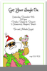 Christmas Party Flyer Clipart Image