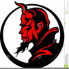 Devil Mascot Clipart Image