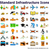 Standard Infrastructure Icons Image