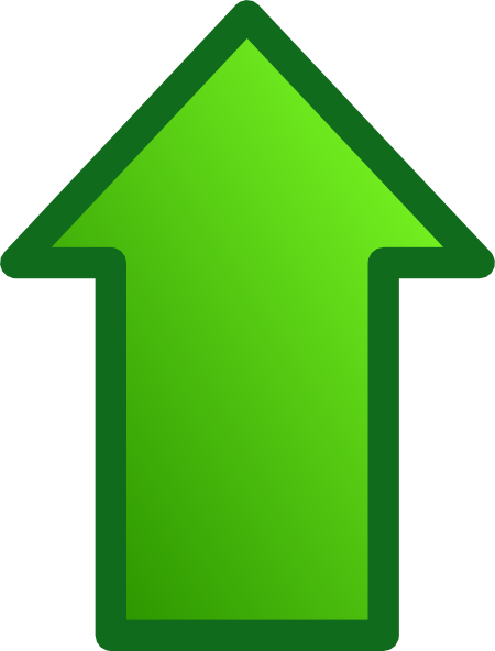 green up arrow icon