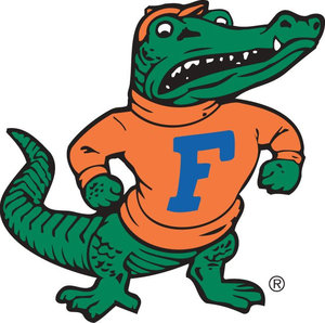 Gator Playing Basketball Clipart Image