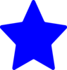 Blue Star Clip Art