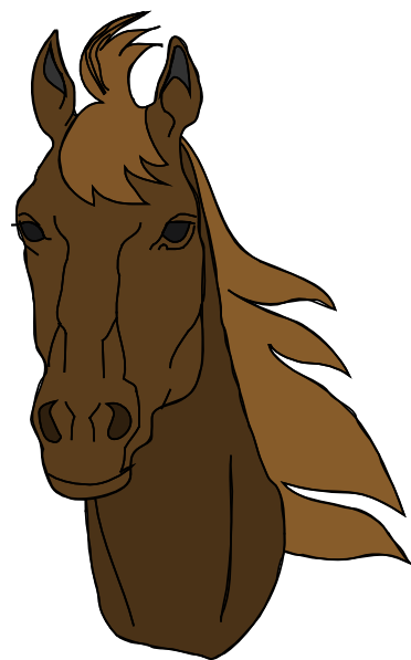 cartoon horse clipart - photo #1