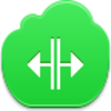 Free Green Cloud Cursor V Split Image