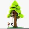 Tree House Clipart Image