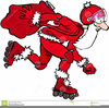 Inline Skating Clipart Image