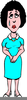 Crying Lady Clipart Image