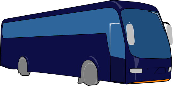 clipart blue bus - photo #39