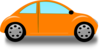 Orange Volkswagon Clip Art