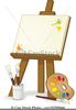 Free Artist Easel Clipart Image
