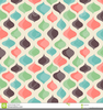 Vintage Fabric Clipart Image