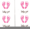Clipart Baby Footprints Image