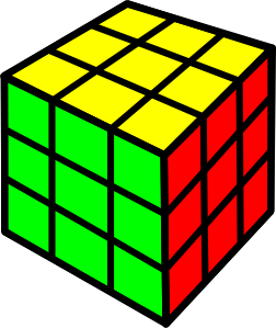 Rubik Cube 2 Clip Art
