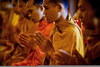 Buddhist Monks Praying Image